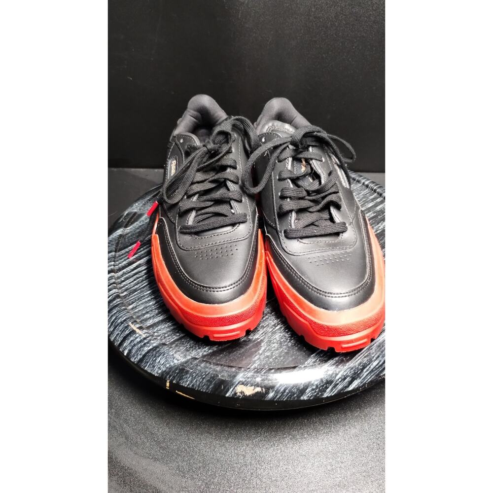 Size 5 - Reebok Cardi B x Club C Black Vector Red W